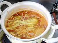 ークインのトマトスープ煮