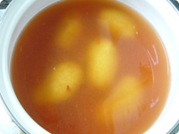 ークインのトマトスープ煮