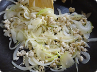 かぼちゃと鶏そぼろの煮物