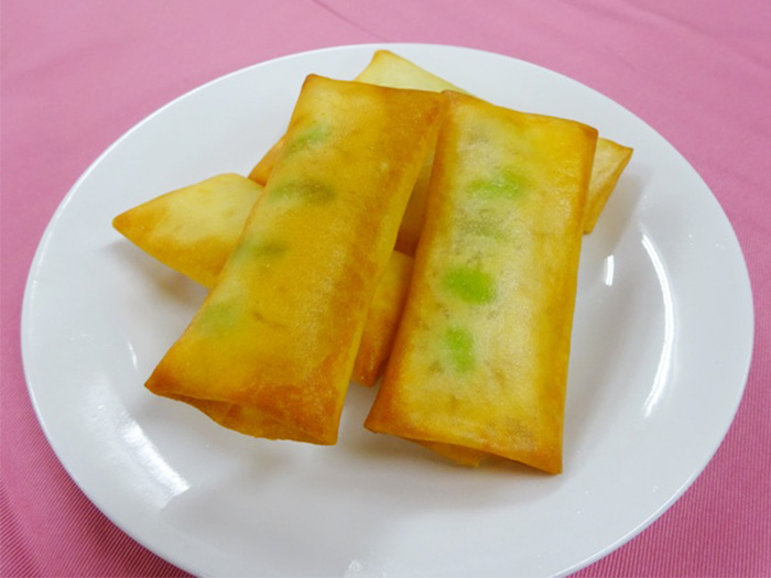 えだまめチーズ春巻き