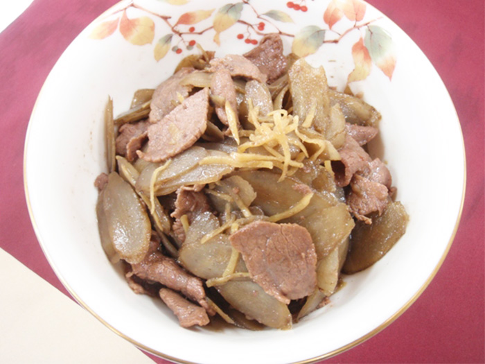 牛肉とごぼうの時雨煮