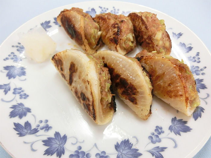 さっぱり大根餃子