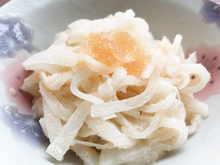 大根のたらこ和えレシピ