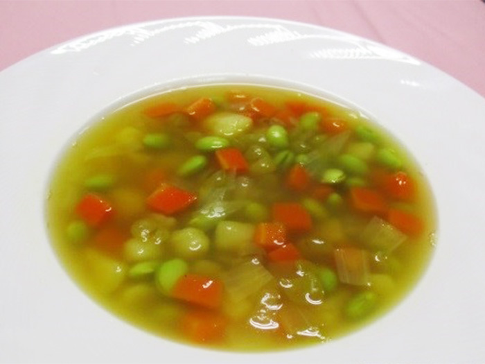 えだまめのカレースープ