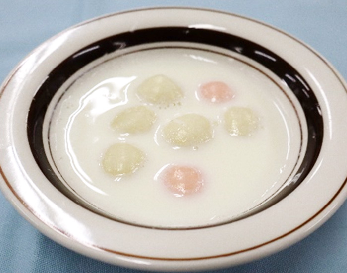 牛乳のおしるこ